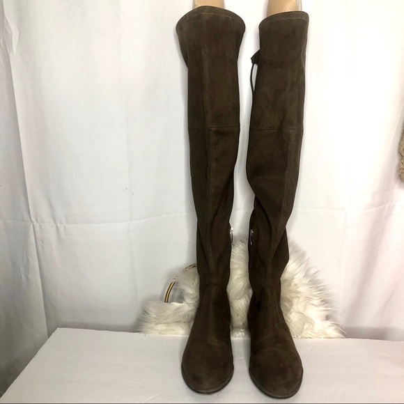 SOLD Marc Fisher Humor Suede Over The Knee Riding Boots - Picture 3 of 12